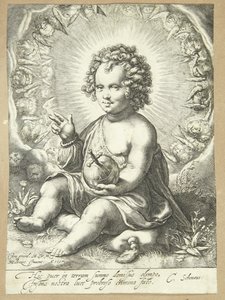 Salvator Mundi door Jan Saenredam