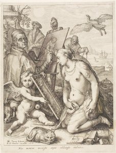 De schilder door Jan Saenredam
