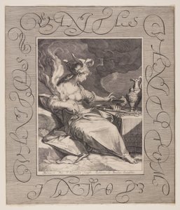 Vanitas Vanitatum et Omnia Vanitas door Jan Saenredam