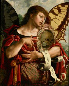 Vanitas ijdelheid, ca 1535-1540 door Jan Sanders Hemessen van