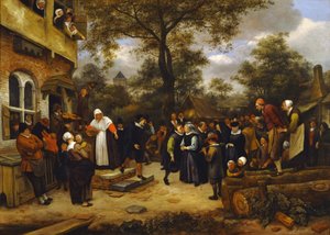 Dorpshuwelijken door Jan Steen