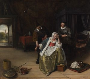 Het Liefdeszieke Meisje, ca. 1660