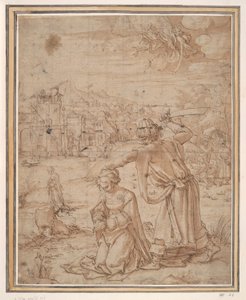 Onthoofding van St. Barbara door Jan Swart Van Groningen