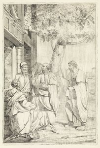 Socrates en Xantippe door Jan Tersteeg