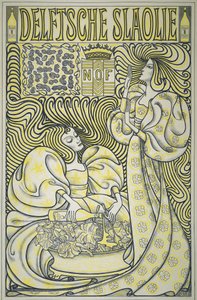 Poster voor Delft Saladeolie, uitgegeven 1894