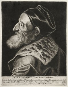 Portret van Titiaan, 1661