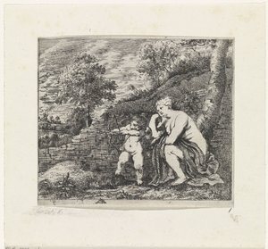 Venus en Cupido door Jan Thomas