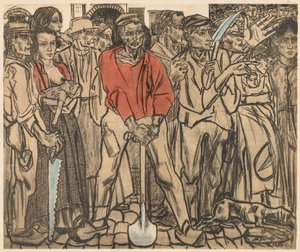 Een Groep Arbeiders door Jan Toorop