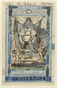 Ontwerp voor een affiche voor het Internationale Eucharistisch Congres gehouden te Amsterdam van 22-27 juli 1924 door Jan Toorop