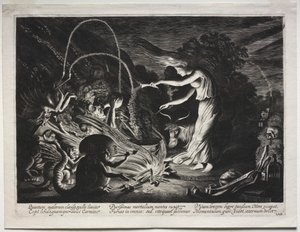 De Heks (Nachtstuk) door Jan Van de Velde