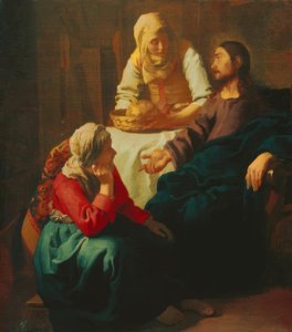Christus bij Maria en Martha