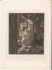 De liefdesbrief door Jan Veth (signed by artist)