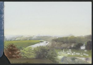 Berglandschap met een rivier