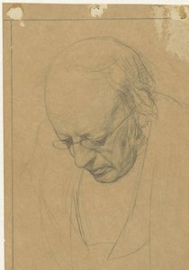 Portret van Gerrardus Huibert Veth door Jan Veth
