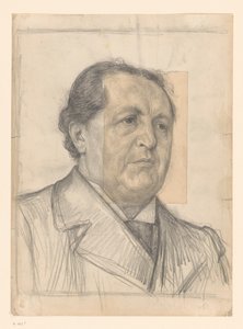 Portret van dr. Abraham Kuyper door Jan Veth