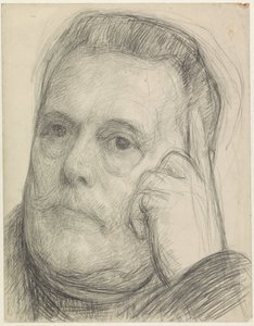 Portret van een heer door Jan Veth