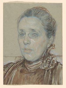 Portret van mevrouw Tutein Nolthenius-Tutein Nolthenius door Jan Veth