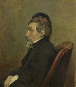 Portret van Johan-Hendrick-Louis Meyer, marineschilder