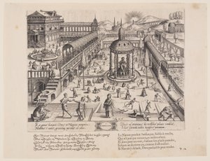 Composita, uit Theatrum Vitae Humanae (De tijdperken van de mens) door Jan Wierix