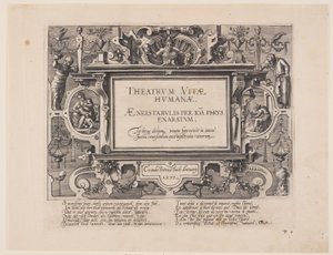 Frontispice, uit Theatrum Vitae Humanae (De tijdperken van de mens)