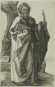 Sint Bartholomeus door Jan Wierix