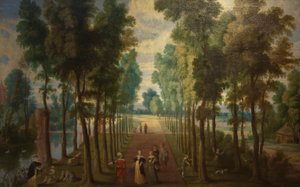 Jan Wildens (1586-1653) - Weg aan de oever van de stroom - Sevilla Bellas Artes 22-03-2011 12-05-54 door Jan Wildens