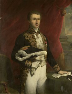 Pieter Merkus (1787-1844). Gouverneur-generaal (1841-44) door Jan Willem Pieneman (copy after)