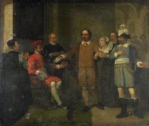Jacob Simonsz de Rijk krijgt de Spaanse Gouverneur-Generaal Requesens zover om Marnix van Sint Aldegonde vrij te laten, 1575