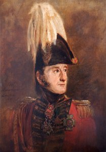 Portret van Generaal Lord Edward Somerset, Britse soldaat, 1821 door Jan Willem Pieneman