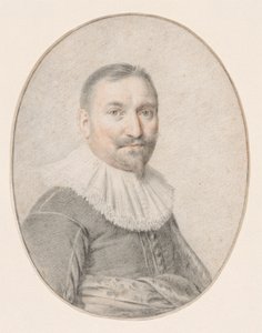 Een portret van een man door Jan de Bray