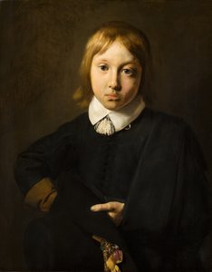 Portret van een zesjarige jongen door Jan de Bray