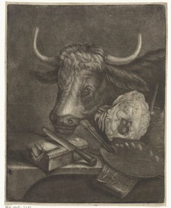 Attributen van het Sint-Lucasgilde, 1735