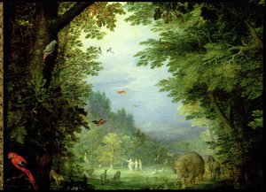 Aarde of Het Aardse Paradijs (detail)