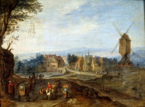 Landschap bij de molen