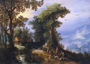 Terugkeer van de Jacht door Jan the Elder Brueghel