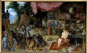 Raak hem aan. Allegorie van de vijf zintuigen