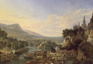 Laden van Aken op de Rijn