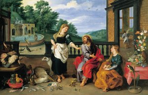 Christus in het Huis van Martha en Maria