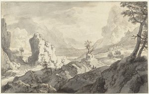Imaginaire berglandschap