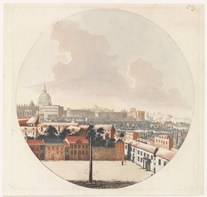 Gezicht op Rome door Jan van Call (I) (possibly)