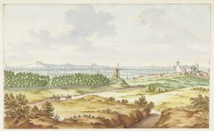 Gezicht op Kleef van de Galgenberg