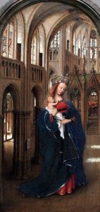 Duits: Die Madonna in der Kirche De Madonna in de kerk door Jan van Eyck