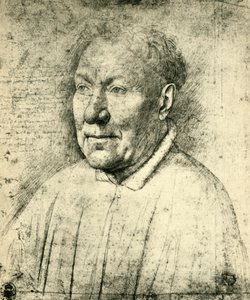 Portret van kardinaal Niccolò Albergati door Jan van Eyck