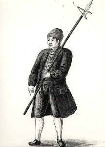 Een arbeider van het Venetiaanse arsenaal door Jan van Grevenbroeck