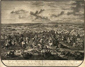Gemeentearchief. Afdruk. De slag bij Oudenaarde