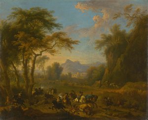 Overval door Jan van Huchtenburgh