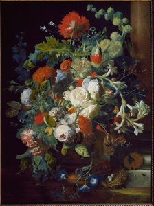 Stilleven. Bloemenmand door Jan van Huysum