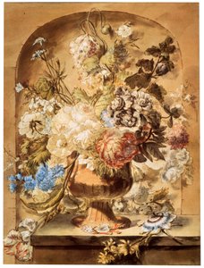 Bloemen, 18e of vroege 19e eeuw door Jan van Os