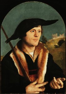 Een pelgrim door Jan van Scorel