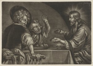 Maaltijd te Emmaüs door Jan van Somer
